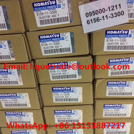 CHINA Injetor comum do trilho de DENSO 095000-1211 para KOMATSU 6156-11-3300, 6156113300 fornecedor