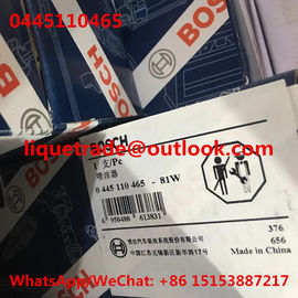 CHINA Injetor comum 0 do trilho do INJETOR de COMBUSTÍVEL 0445110465 de BOSCH 445 110 465, 0445110465 fornecedor