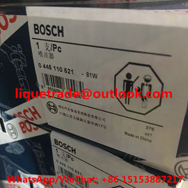 CHINA Injetor comum 0 do trilho do INJETOR de COMBUSTÍVEL 0445110521 de BOSCH 445 110 521, 0445110521 fornecedor