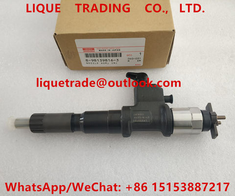 CHINA Injetor de combustível de DENSO 8-98139816-0, 095000-8633, injetor 8981398161 de 095000-8163 ISUZU, 8981398160, 8981398162 fornecedor