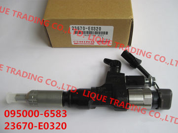 Injetor de combustível comum do trilho 095000-6580, 095000-6582, 095000-6581, 095000-6583 para HINO J08E 330PS 23670-E0320, 23910-1460 fornecedor