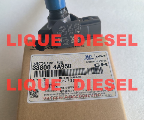 DENSO Injetor de trilho comum 295700-0290 33800-4A950 2957000290 338004A950 para a Hyundai D4CB VGT Euro 6 fornecedor