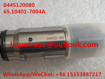 Injetor comum 0445120080 do trilho de BOSCH, 0 445 120 080 para DAEWOO DOOSAN DL06S 65.10401-7004A fornecedor