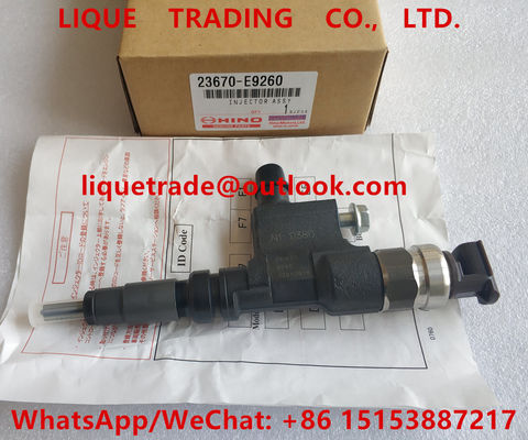 Injetor comum do trilho de DENSO 295050-0760 para HINO N04C 23670-E0250, 23670-E0380, 23670-E9260, 23670E9260 fornecedor