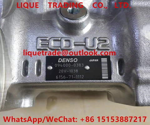 Bomba de combustível 094000-0383 de DENSO, 094000-0380, 094000-0381, 094000-0384 para KOMATSU PC450-7 6156-71-1112, 6156711112 fornecedor