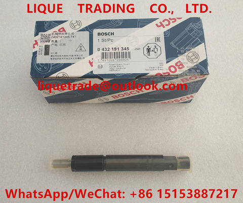 Injetor de combustível 0 de BOSCH 432 191 345, 0432191345, 432 191 345 para o motor de Deutz fornecedor