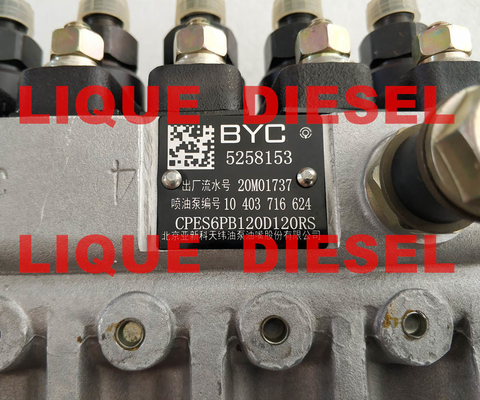 Bomba de combustível 5258153 CPES6PB120D120RS de BYC 10403716624 10 403 716 624 fornecedor